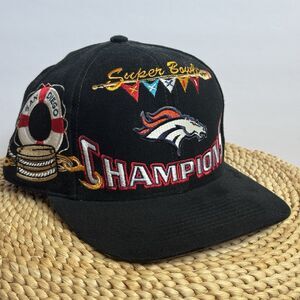 NWOT Vintage 1998 XXXII Superbowl Champs Denver Broncos Snapback Hat 90s